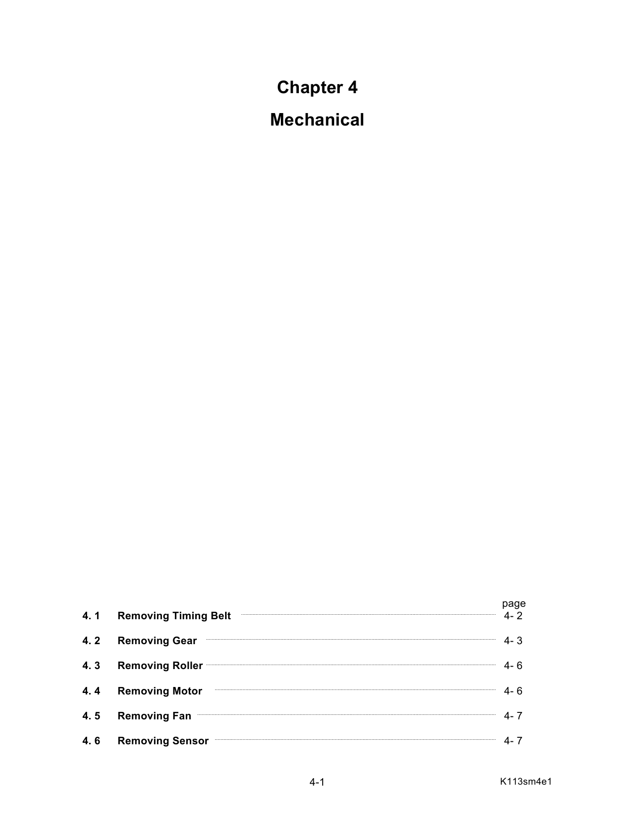 KIP K-113 Stacker Service Manual-2